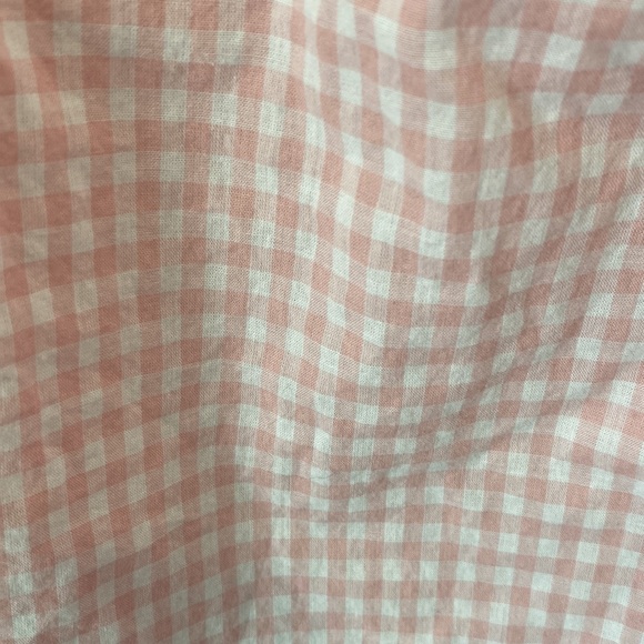 Barbiecore Dalia collection pink checked button down top - Picture 3 of 3